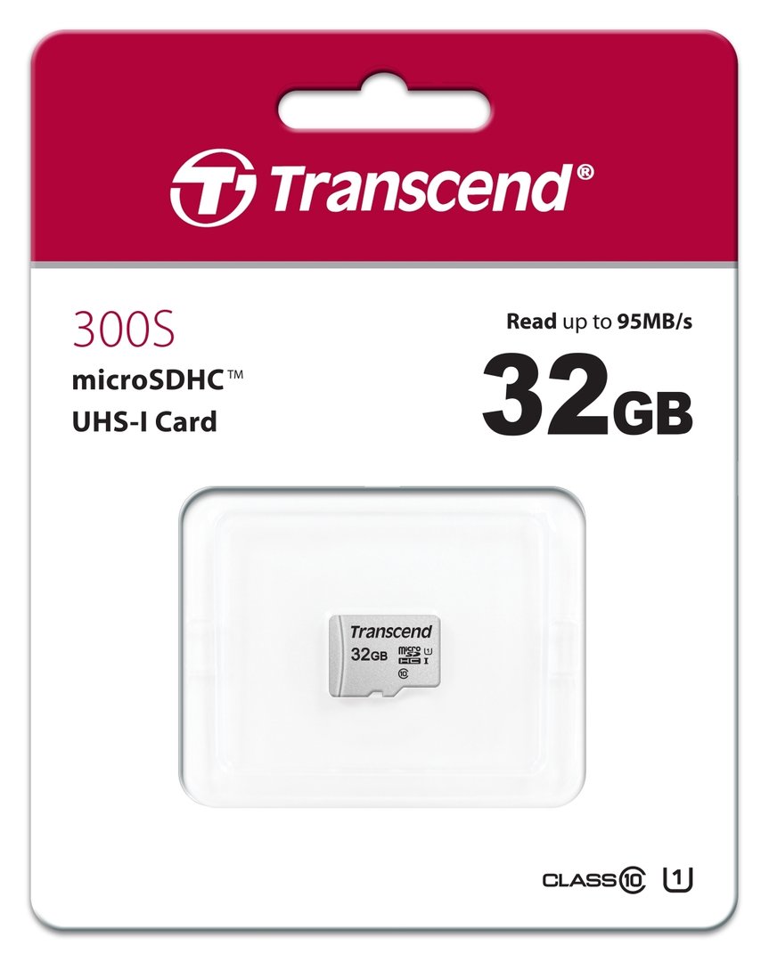 Transcend 300S microSDHC 32GB / U1 / UHS-I