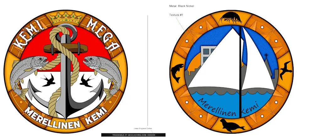 Merellinen Kemi -geokolikko (Oranssi aava)