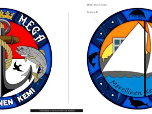 Merellinen Kemi -geokolikko (Sininen selkä)