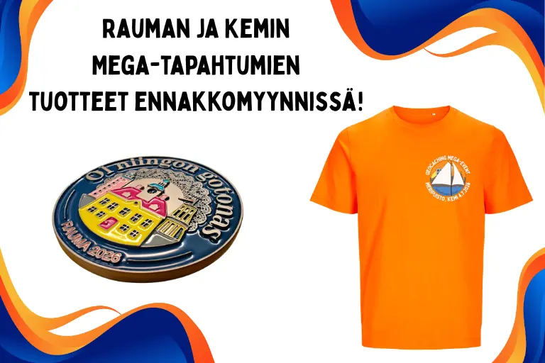 Rauman ja Kemin mega-tapahtumien tuotteet